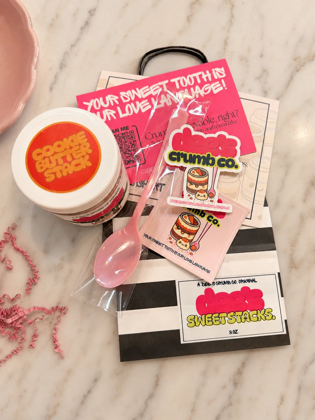 What's in a loot bag — Dee's Crumb Co.